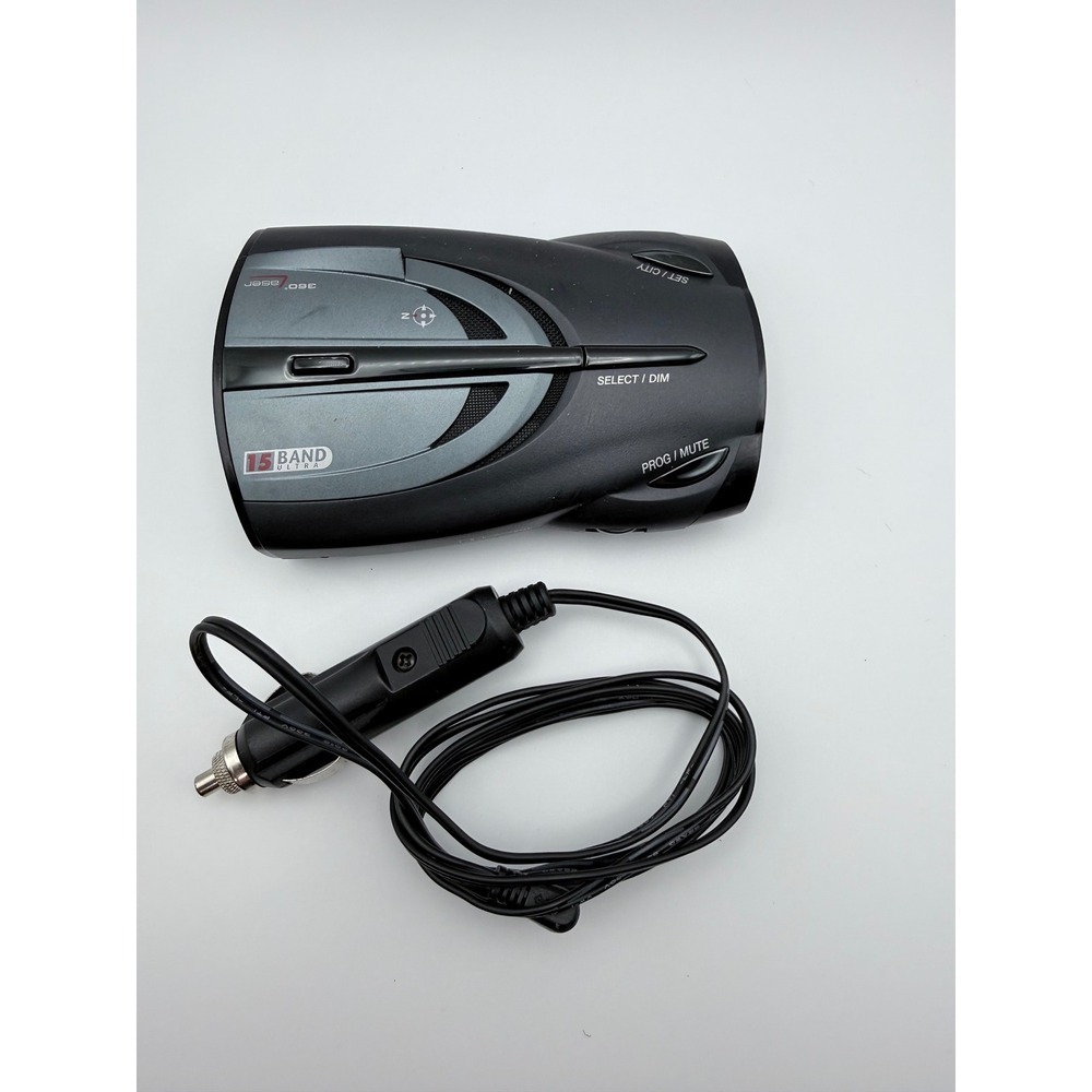 Cobra XRS 9745 15-Band Ultra 360 Degree Laser Radar Detector with Power Cord